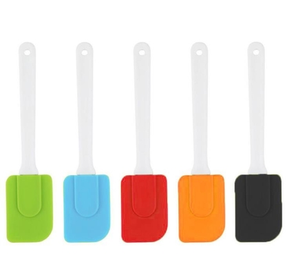 تزئین قاشق سیلیکون Spatula ، مقاومت در برابر حرارت سیلیکون Spatula شکاف