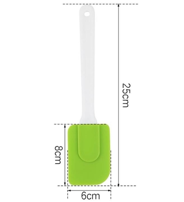 تزئین قاشق سیلیکون Spatula ، مقاومت در برابر حرارت سیلیکون Spatula شکاف
