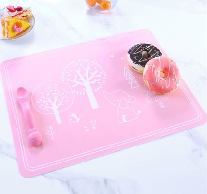 مربع سیلیکون بچه ها محصول مات، سیلیکون Placemat ورق قابل شارژ