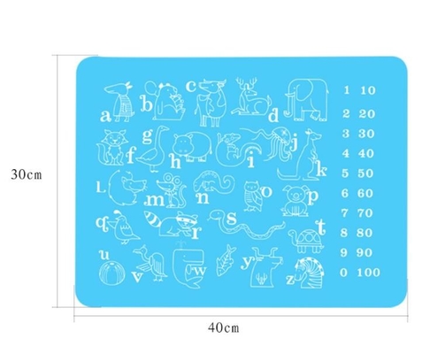 سیلیکون حیوانات محصولات کودکان و نوجوانان، کودکان و نوجوانان سیلیکون Placemat برای کودکان نوپا