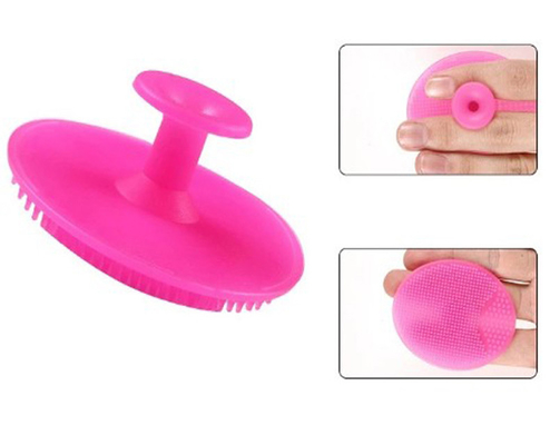 برس پاک کننده صورت FDA Super Soft بیضی سیلیکون برای بدن و صورت